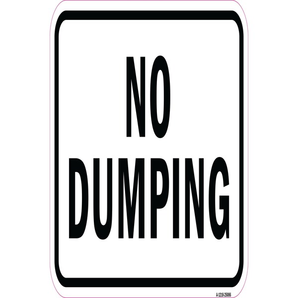 Signmission Safety Sign, 12 in Height, Aluminum, 25086 A-1218-25086 - main